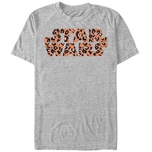 Star Wars: Classic - Star Wars Logo Cheetah Fill Unisex Crew neck T-Shirt Melange grey 2XL