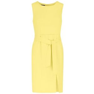 APART Fashion Apart etui-jurk voor dames, met brede ronde hals, vanille, 34