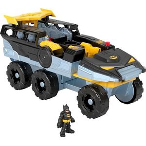 Fisher-Price Imaginext DC Super Friends Batman Speelgoed Transformerende Bat-Tank met Licht Geluiden Figuur & Projectielen voor Kinderen vanaf 3 jaar, HVY04