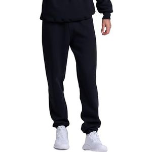 Russell Athletic Dri-Power Fleece Joggingbroek met gesloten bodem voor heren (geen zakken), Zwart, L