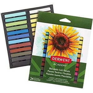Derwent Academy Soft Pastels, Set van 24, 98216