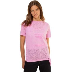 CECIL - Damesshirt - Korte Mouwen - Burn-out Look - Stretch Zoom