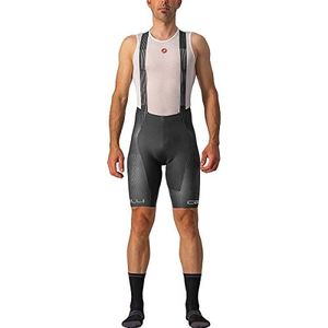 CASTELLI 4522002-030 Free AERO RC BIB Shorts Heren Donkergrijs/wit XS, Dark Gray/White, XS