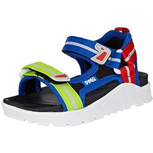 Primigi B&g Ziggy, sandalen voor kinderen en jongeren, zwart, blauw, rood, 30 EU