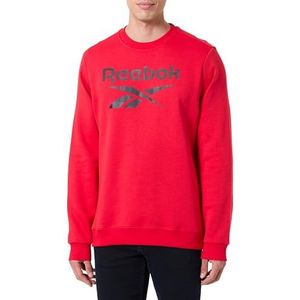 Reebok Identity Big Logo Fleece Crew, Vecred/Black, L