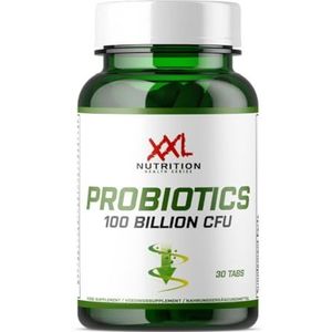 XXL Nutrition - Probiotics - 100 Miljard CFU Probiotica - Bevat Lactobacillus & Bifidobacterium - 30 Tabletten - NZVT