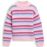 TOM TAILOR kinder meisjes trui, 39107 - Multicolor Roze Blauw Streep, 92