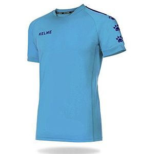 Kelme Lince voetbalshirt, kinderen, lichtblauw/marineblauw, 2XL