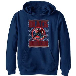 Marvel Unisex Black Widow Sweater Hoodie voor kinderen, Marineblauw Heather, XL