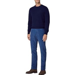 Hackett London Heren broek, Blauw (Steel Blue), 32W / 34L