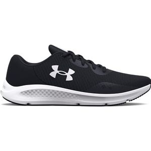 Under Armour UA W Charged Pursuit 3, Performance Sneakers dames, Black/Black/White, 40.5 EU