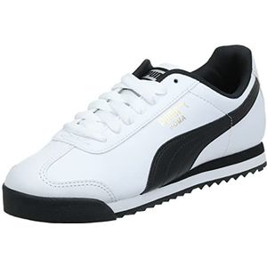 PUMA Select Suede Classic XXI Sneakers voor heren, Wit/Zwart Leer, 40 EU