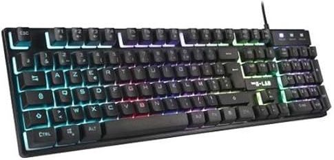 The G-Lab - Keyz Caesium TKL - Gaming-toetsenbord - Wit - USB - RGB-achtergrondverlichting