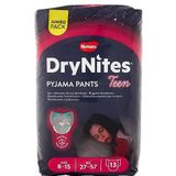 Huggies Drynites Ondergoed voor meisjes, 8-15 jaar (27-57 kg), absorberend, 13 broekjes