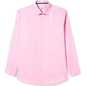 Seidensticker Men's Regular Fit shirt met lange mouwen, roze, 40, roze, 40