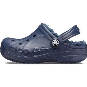 Crocs Baya gevoerde klomp T, marineblauw/marineblauw, 6 UK Kind