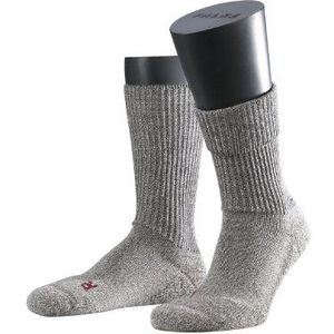 FALKE Uniseks-volwassene Sokken Walkie Ergo U SO Wol Functioneel material eenkleurig 1 Paar, Grijs (Smog 3150), 44-45