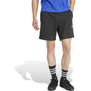 adidas Heren Seasonal Essentials Mélange Shorts, black melange, XS