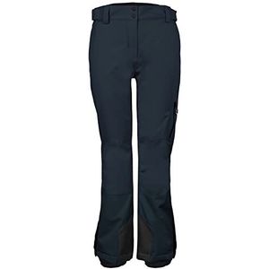 Killtec Dames functionele broek/skibroek met randbescherming en sneeuwvanger KSW 138 WMN SKI PNTS, Petrol, 36, 38868-000