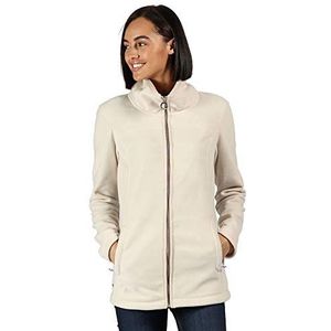 Regatta Fleecejack Symmetry FAYONA met ritssluiting voor dames, fleece, Light Vanilla/New Silver, FR: XXS (maat fabrikant: 8)