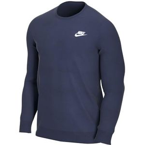 Nike Mens M NSW Club CRW FT sweatshirt, donkerblauw (Midnight Navy/White), XXXL, donkerblauw (Midnight Navy/White), 3XL