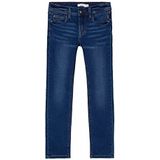 NAME IT Stretch jeansbroek voor jongens, van biologisch katoen, donkerblauw (dark blue denim), 92 cm