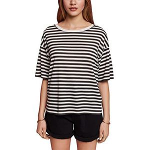 ESPRIT Dames 063EE1K309 T-shirt, 012/antraciet 3, XXS, 012/antraciet 3, XXS