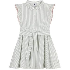 Petit Bateau Mouwloze jurk voor meisjes en meisjes, paul/schuim, 12 Jaar