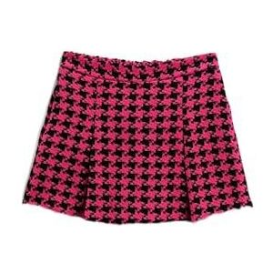 Koton Meisjes Houndstooth Patterned Pleated Skort, Roze design (01f), 9-10 Jaar