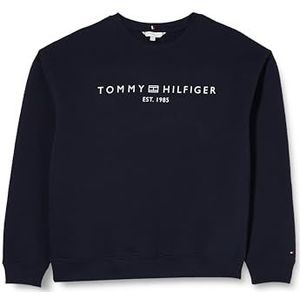 Tommy Hilfiger Dames CRV Mdrn Reg Corp Logo Swtshrt Sweatshirts, woestijn hemel, 48