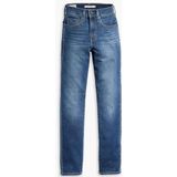 Levi´s - 724 High Rise Straight Fit - Spijkerbroek - Blauw - Katoen