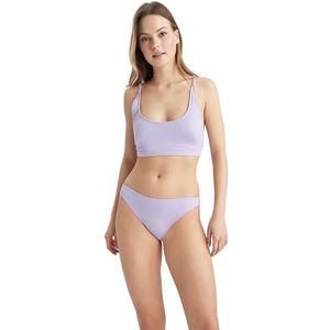 DeFacto Badmode voor dames, bikinibroek, broekje, lila, L