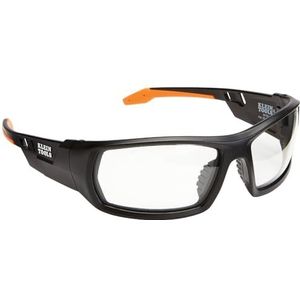 Klein Tools Veiligheidsbril, professionele PBM-beschermende bril met volledig frame en heldere lens, krasbestendig en anti-condens, 60163