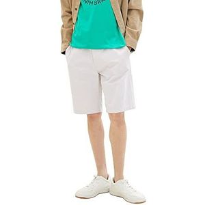 Tom Tailor Denim bermuda shorts heren 1034983,31402 - Licht Beige Twill garen Dye,XS