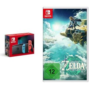 Nintendo Switch Console (Neon Blauw/Neon Rood) & Nintendo NIN De legende van Zelda: Tranen o.t.K. 12