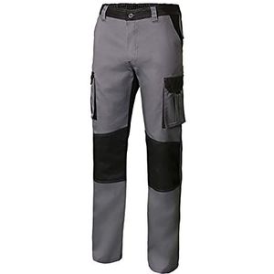 VELILLA 103020B, tweekleurige broek met meerdere zakken, kleur grijs en zwart, 54 (fabrieksmaat 50)