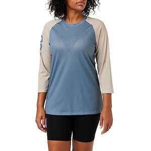 POC Dames W's MTB Pure 3/4 Jersey, Calciet Blauw/Licht Zandsteen Beige, XL