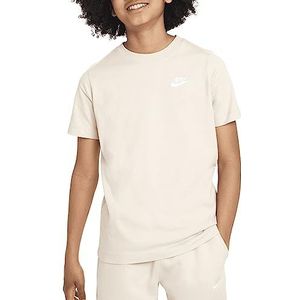 Nike K NSW Tee EMB Futura T-shirt voor kinderen en jongeren, sanddrift, S