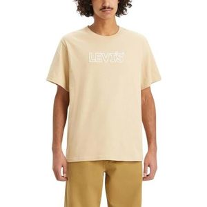 Levi's Ss Relaxed Fit Tee T-Shirt heren, Corded Headline Safari, XL
