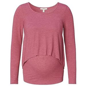 ESPRIT Maternity Nursing T-shirt met lange mouwen voor dames, Dark Old Pink - 675, XS