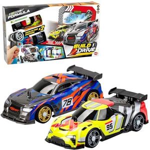 Exost Build 2 Drive, Radical Racer, 2-in-1 racevoertuig om te bouwen en te spelen, inclusief accessoires en batterij, jongens en meisjes vanaf 5 jaar, bizak (62000705)