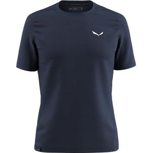 Salewa - Puez Hybrid Dry T Shirt - Thermoshirt - Blauw - Polykatoen