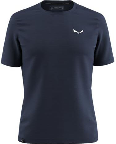 Salewa - Puez Hybrid Dry T Shirt - Thermoshirt - Blauw - Polykatoen