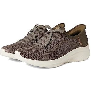 Skechers Women's Martha Stewart Ultra Flex 3.0 Slip-INS-Daylight Sneaker, Olive, 9