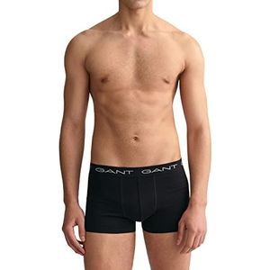 GANT Heren Trunk 7-pack boxershorts, zwart, standaard, zwart