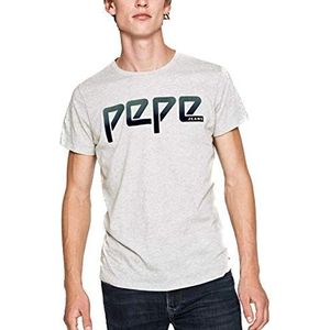 Pepe Jeans Mack T-shirt voor heren, grijs (Grey Marl 933), XS