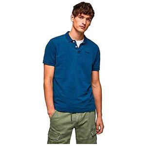 Pepe Jeans Heren Gordon New Polo Sweater, Blauw (Indigo), M