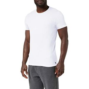 LVB Stretch katoenen T-shirt met ronde hals voor heren - wit - Large