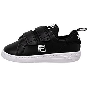 FILA Crosscourt 2 NT Velcro TDL Sneakers voor jongens, uniseks, zwart, 22 EU