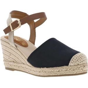 Tom Tailor Dames 7490730001 sleehaksandalen, marineblauw, 36 EU, Donkerblauw, 36 EU